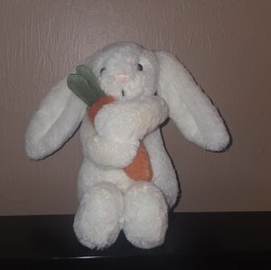Jellycat Bashful Bunny with Carrot Little 7x4" Soft and Plush NWT